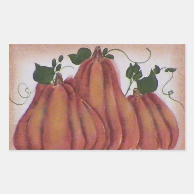 Country Folk Pumpkin Label (Front)