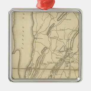 Country from Frog's Point to Croton River Metal Ornament