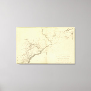 Country from Rariton River in East Jersey Canvas Print