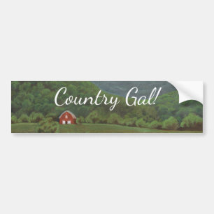 Country Gal Bumper Sticker