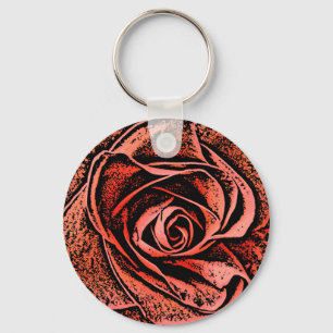 COUNTRY GARDEN FLOWERS KEYCHAIN