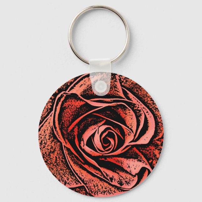 COUNTRY GARDEN FLOWERS KEYCHAIN (Front)