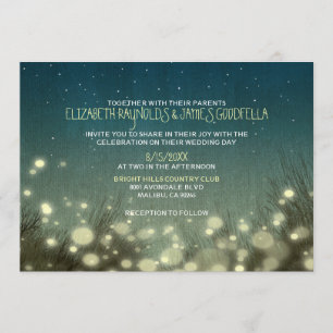Country Garden Light Wedding Invitations