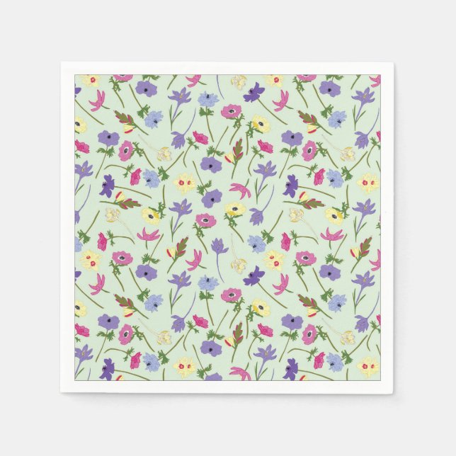 Country Garden Paper Napkins (Front)