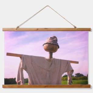 Country Garden Scarecrow Hanging Tapestry