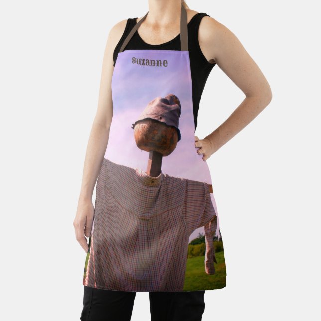 Country Garden Scarecrow Nature Personalized Apron (Insitu)
