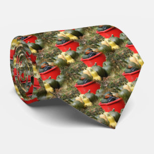 Country Garden Squash Nature Pattern  Tie