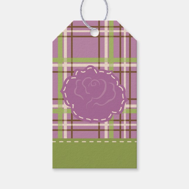 Country Garden Wedding Gift Tag (Front)