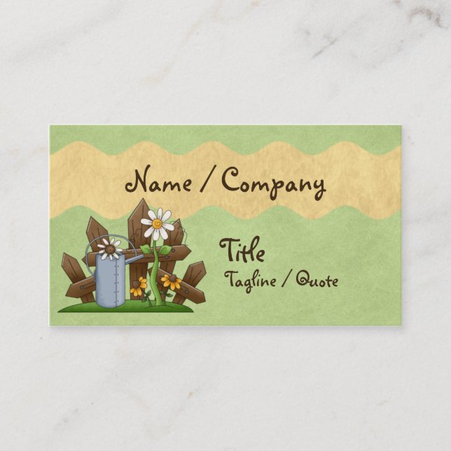 Country Gardener Business Card (Front)