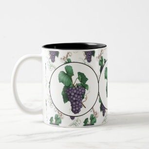 Country grape fruit coffee mug