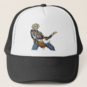 Country Guitar Trucker Hat