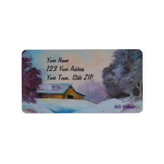 Country Home Canvas Label