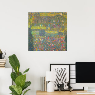 Country House by the Attersee by Gustav Klimt Poster