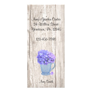 Country Hydrangea Rack Card