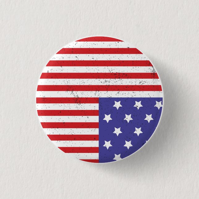 Country in Distress 1 Inch Round Button (Front)