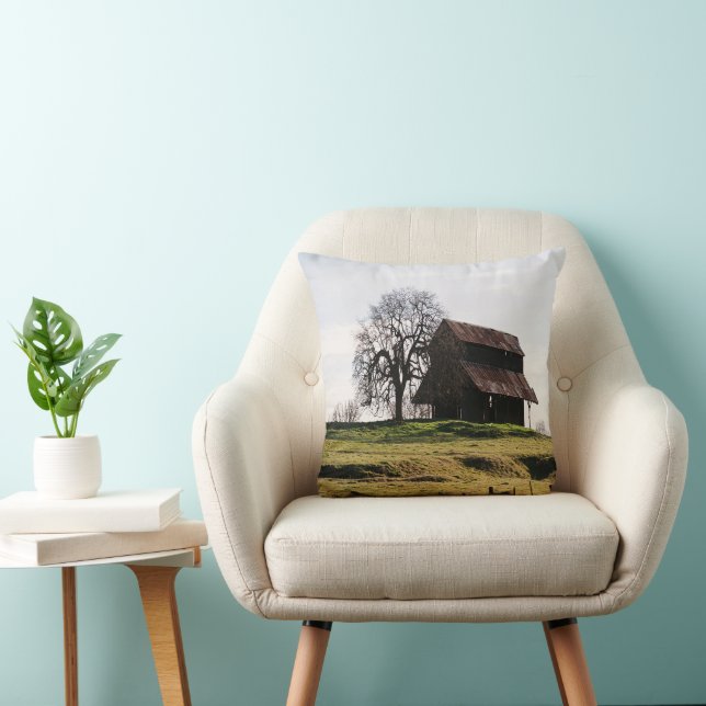 Country in the Fall....... Throw Pillow (Chair)