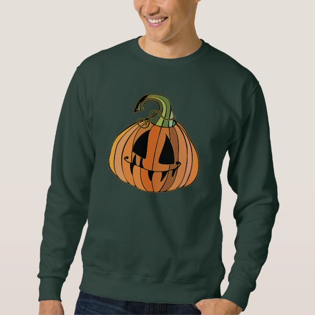 Country Jack-o-lantern Pumpkin Sweatshirt (Front)