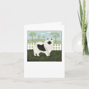 Country Keeshond Thank You Card