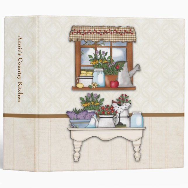 Country Kitchen Binder (Front/Spine)