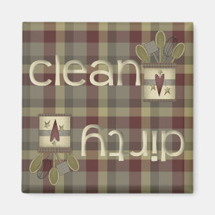 Country Kitchen Dishwasher Magnet