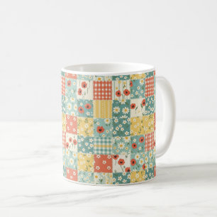 Country Kitchen Floral Pattern Coffee Mug