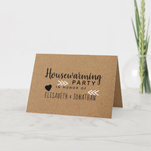 Country Kraft Housewarming Party Invitation