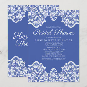Country Lace Bridal Shower Invitation
