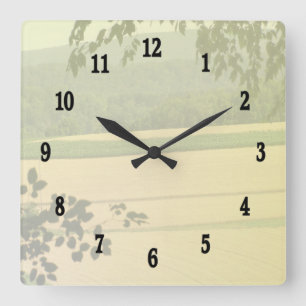 Country Land Wall Clock