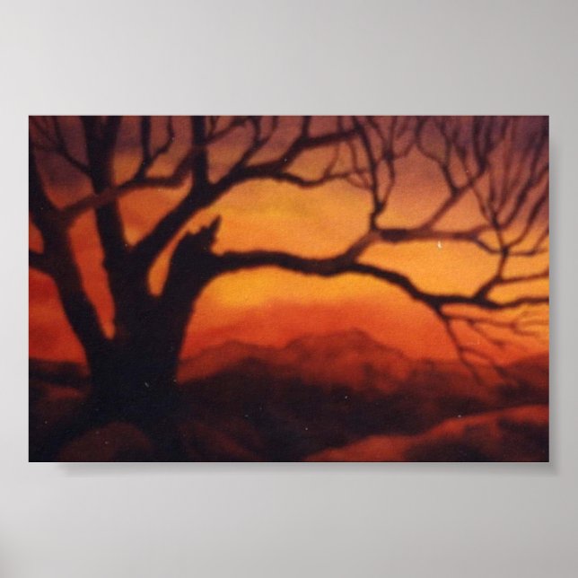 Country Landscape Poster (Front)