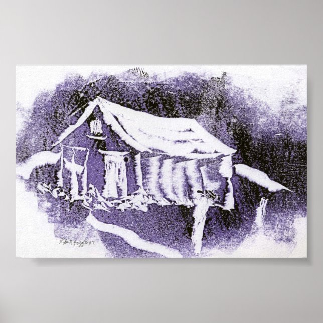 Country Landscape Poster (Front)