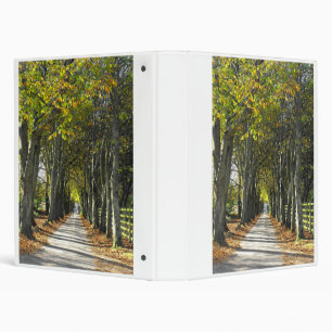 Country lane in Jersey Channel Islands Binder