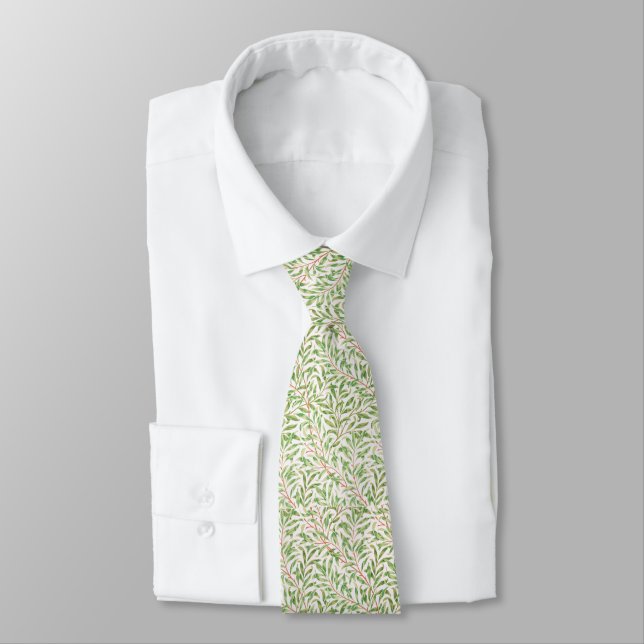 Country Leaf and Branch William Morris Art Tie (Tied)