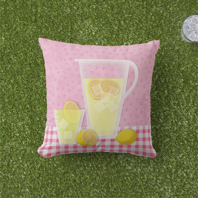 Country Lemonade Outdoor Pillow (Grass)