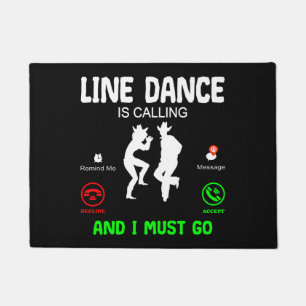 Country Line Dance is Calling Doormat