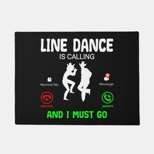 Country Line Dance is Calling Doormat (Front)