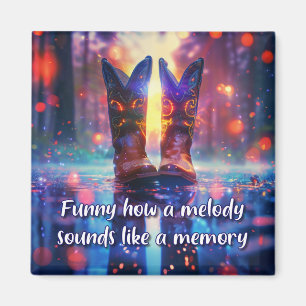 Country Line Dancing Magnet