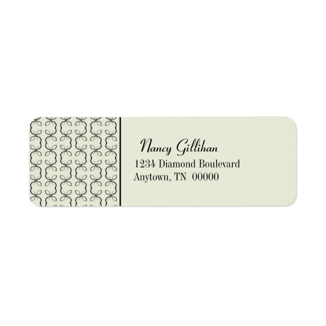 Country Lines Return Address Labels (Front)