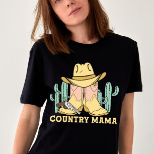 Country Mama Boots Western Mother's Day T-Shirt