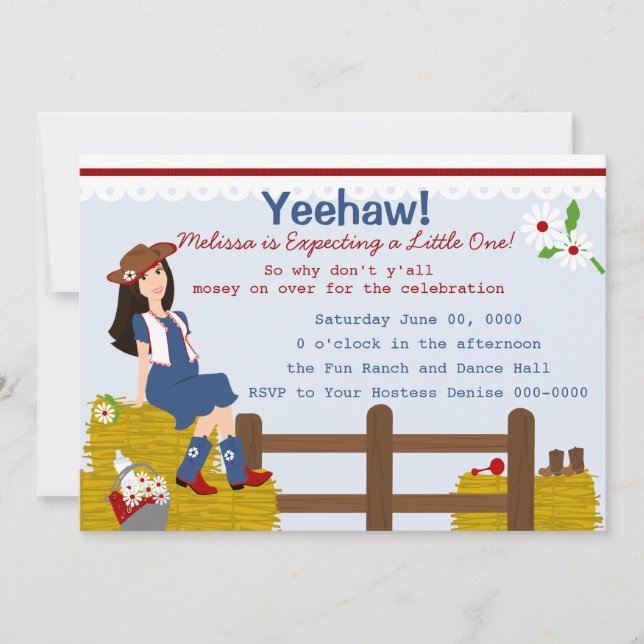 Country Mama Invitation (Front)