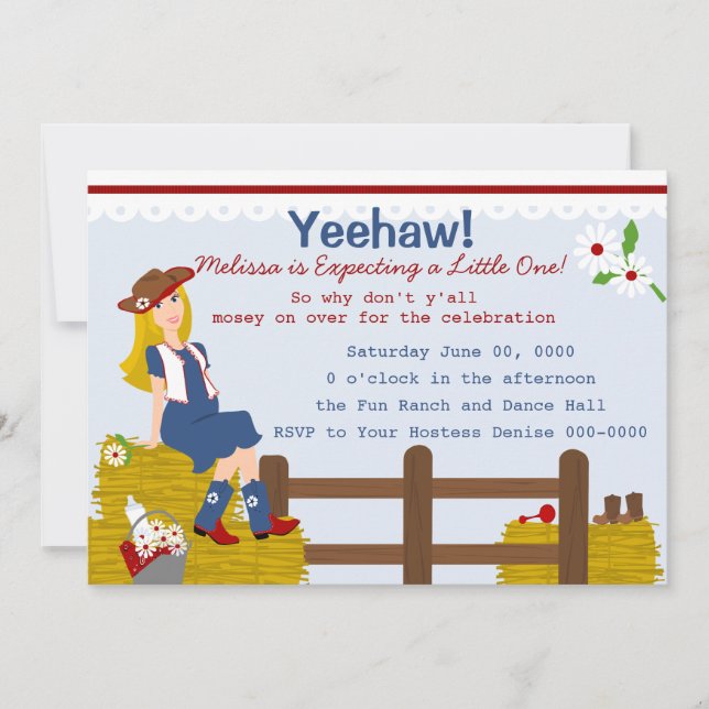 Country Mama Invitation (Front)