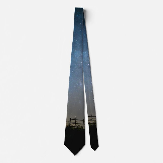 Country Milky Way Neck Tie (Front)