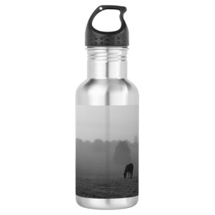 Country Morning Grayscale Stainless Steel Water Bo 532 Ml Water Bottle