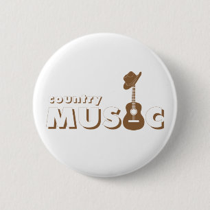 Country music 2 inch round button