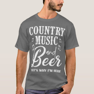 Country Music And Beer friends T-Shirt