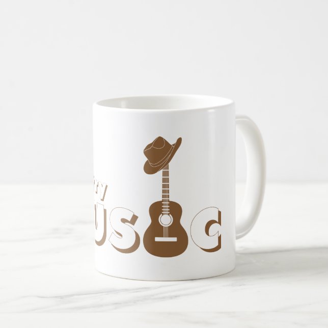 Country music coffee mug (Front Right)