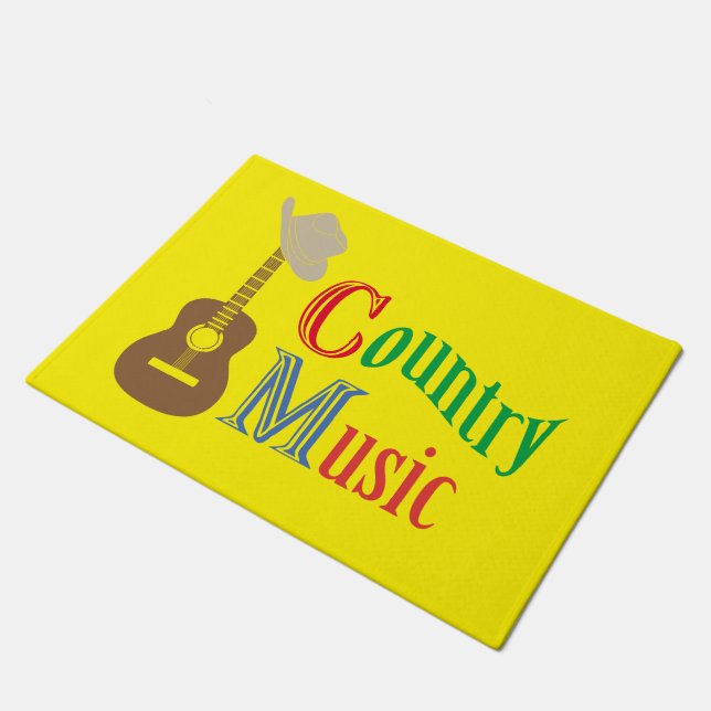 Country music doormat (Angled)