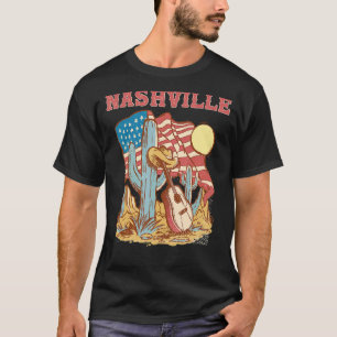 Country Music Festival Western Cowgirl Yeehaw Nash T-Shirt
