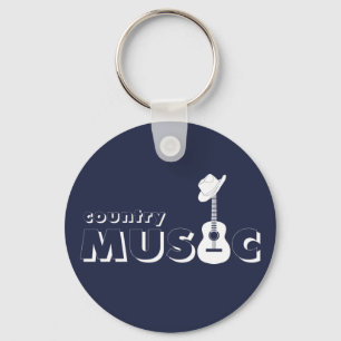 Country music keychain