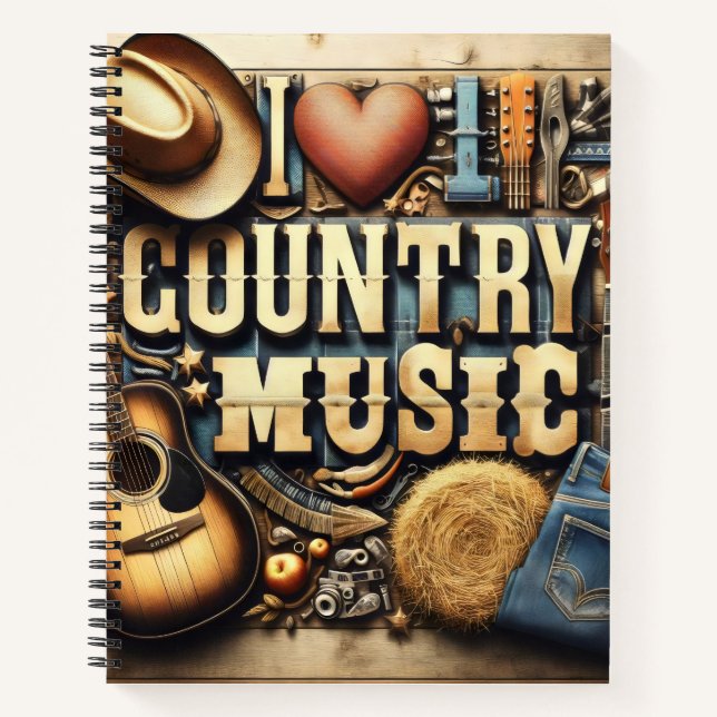 Country music. notebook (Front)