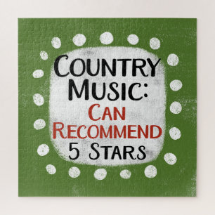 Country Music Review 5 Stars Jigsaw Puzzle